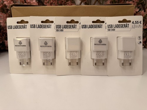 Usb ladegerät netzteil - 5x,