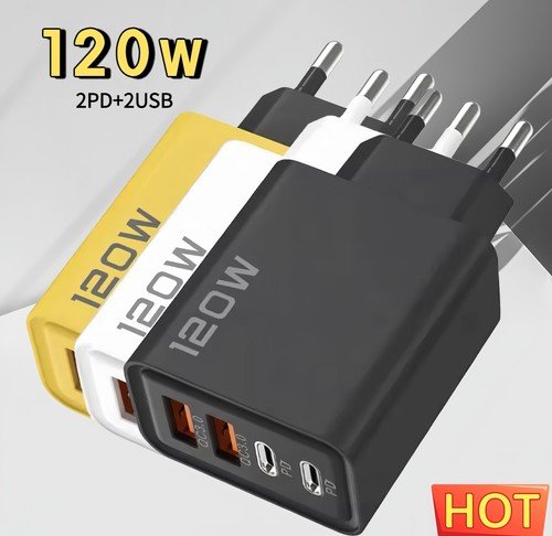 120w usb fach - usb-c, 4-fach