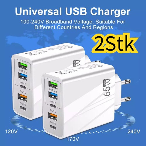 2stück schnellladegerät 65w - 2stück,