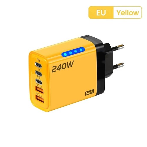 240w gan usb ladegerät 8in1 - ladegerät,