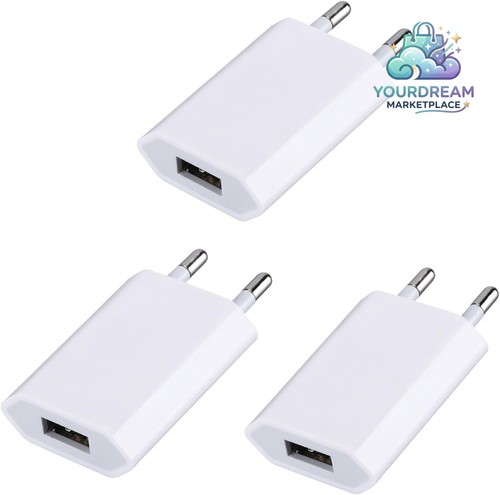 3er pack usb - netzteil, stecker