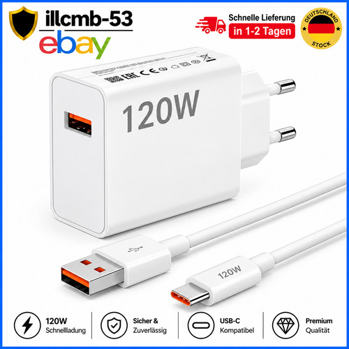 Xiaomi 120w schnell - schnell, ladegerät