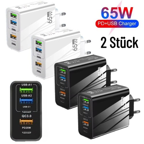 2stück schnellladegerät 65w - 2stück,