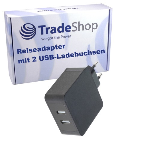 Usb netzteil ladegerät - 2x,
